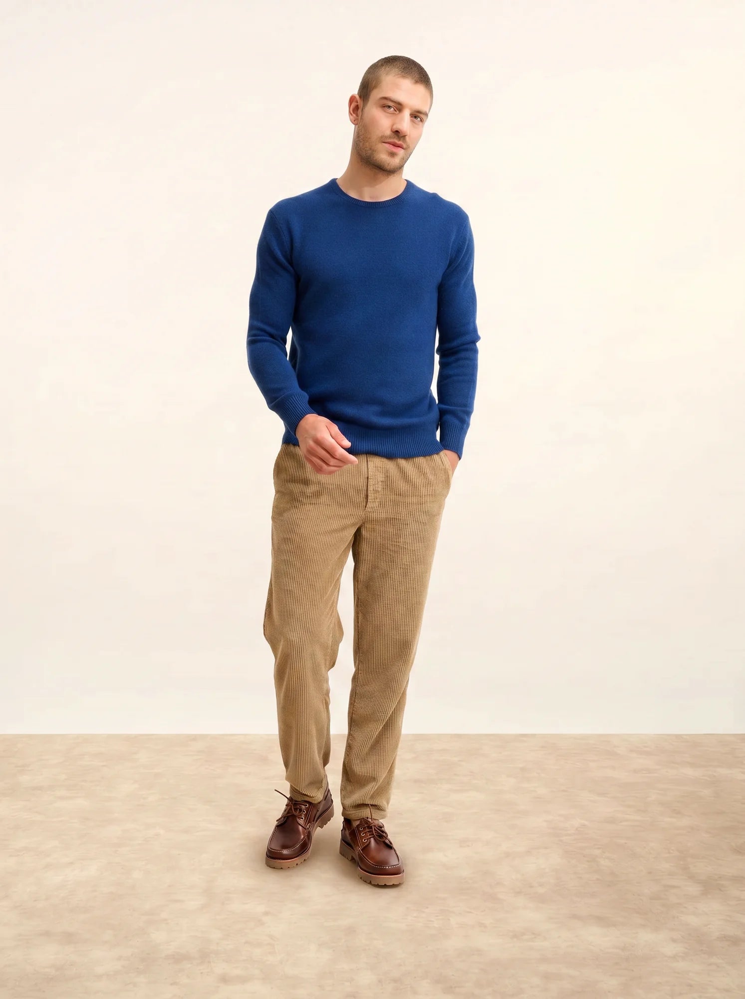GABIN pullover rundhalsausschnitt 4-fädig minuit