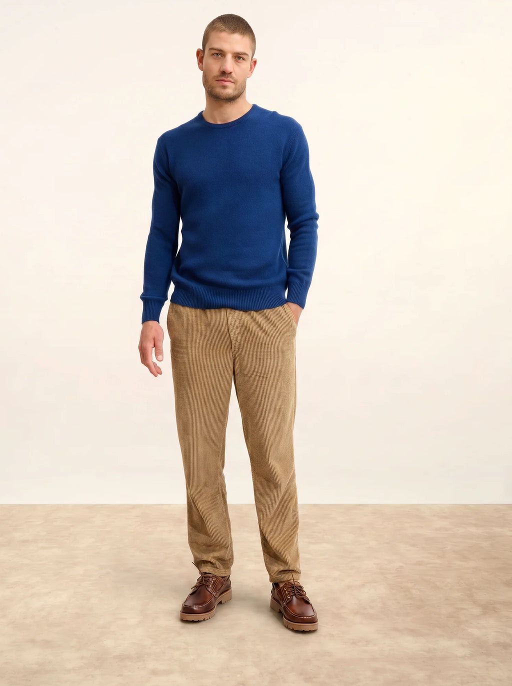 GABIN pullover rundhalsausschnitt 4-fädig minuit