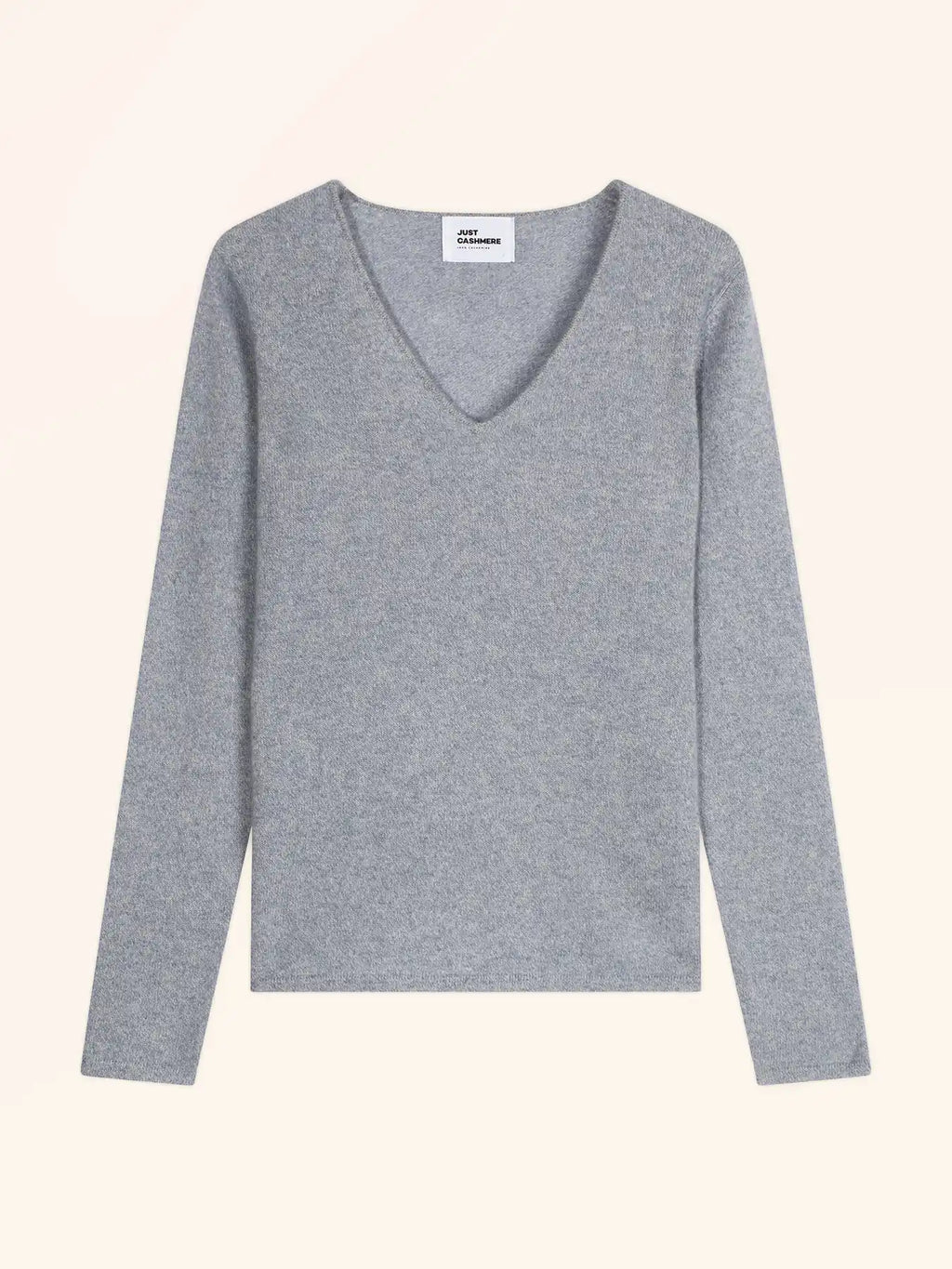 JOAN pullover v-ausschnitt blau elfenbein