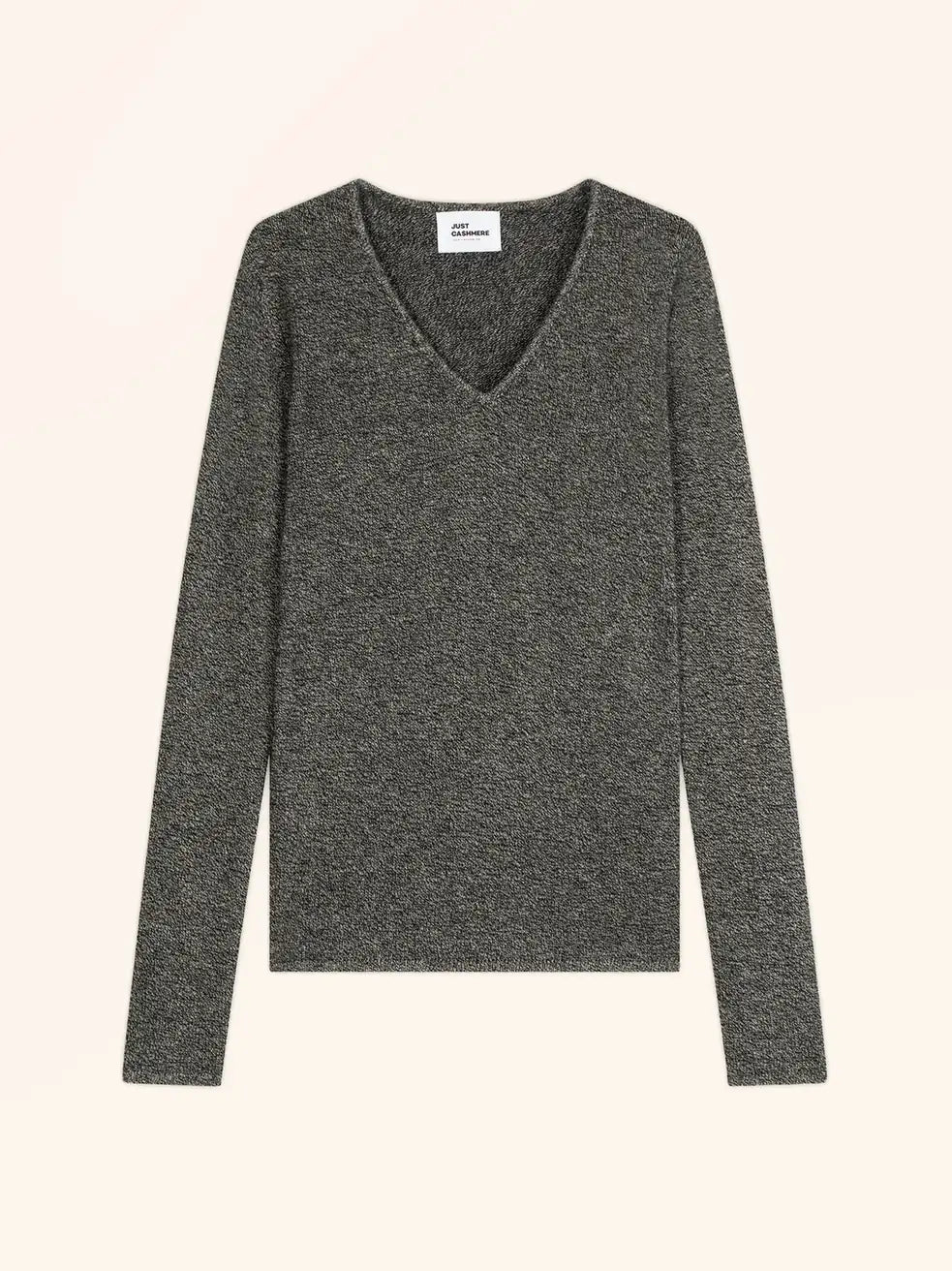 ABBY pullover v-ausschnitt 4-fädig schwarz und weiß