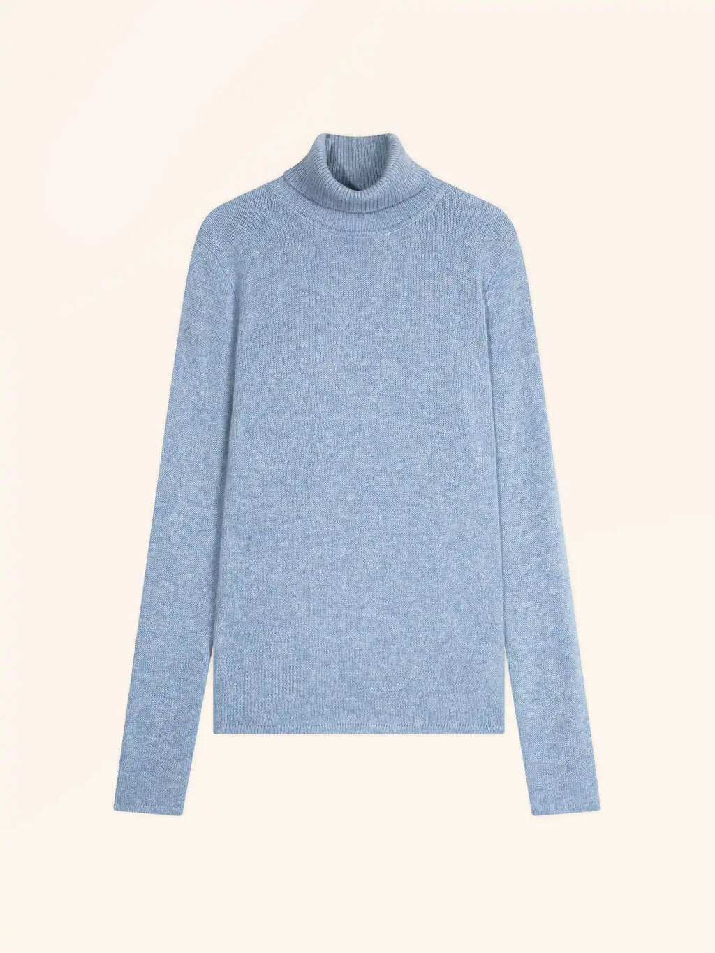 MATT pullover rollkragen 4-fädig himmelblau meliert