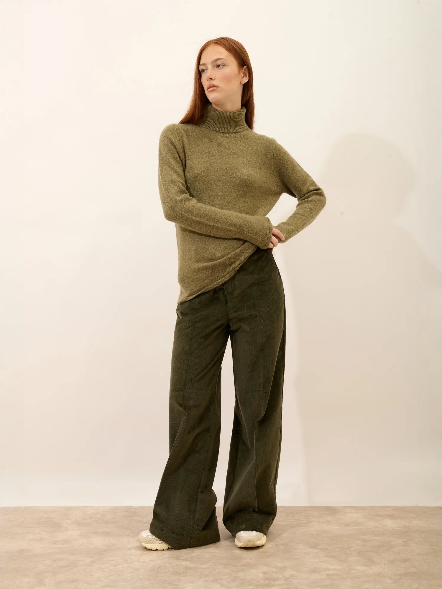 MATT pullover rollkragen 4-fädig bronze meliert