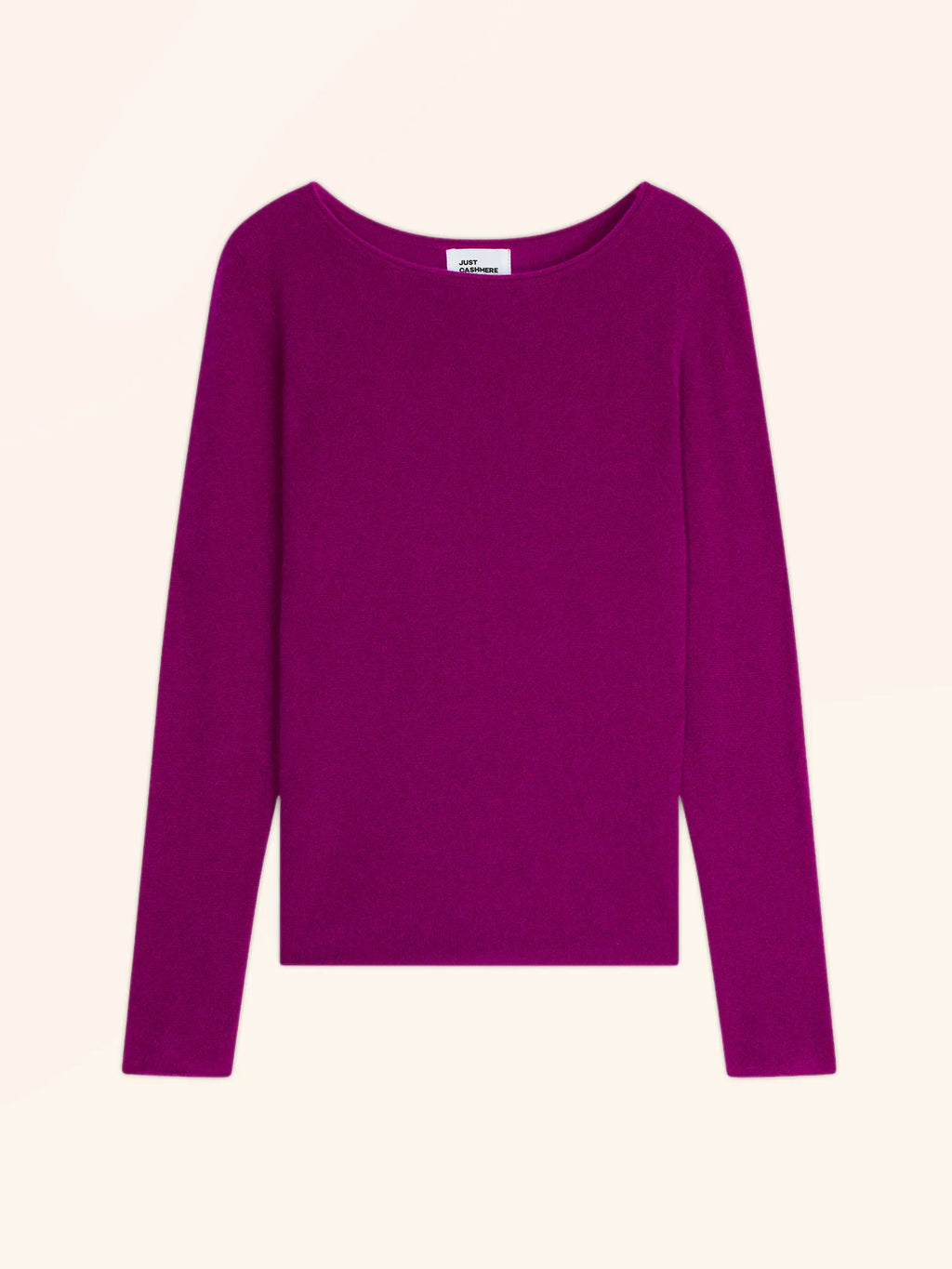 GRACE pullover u-boot-ausschnitt violine