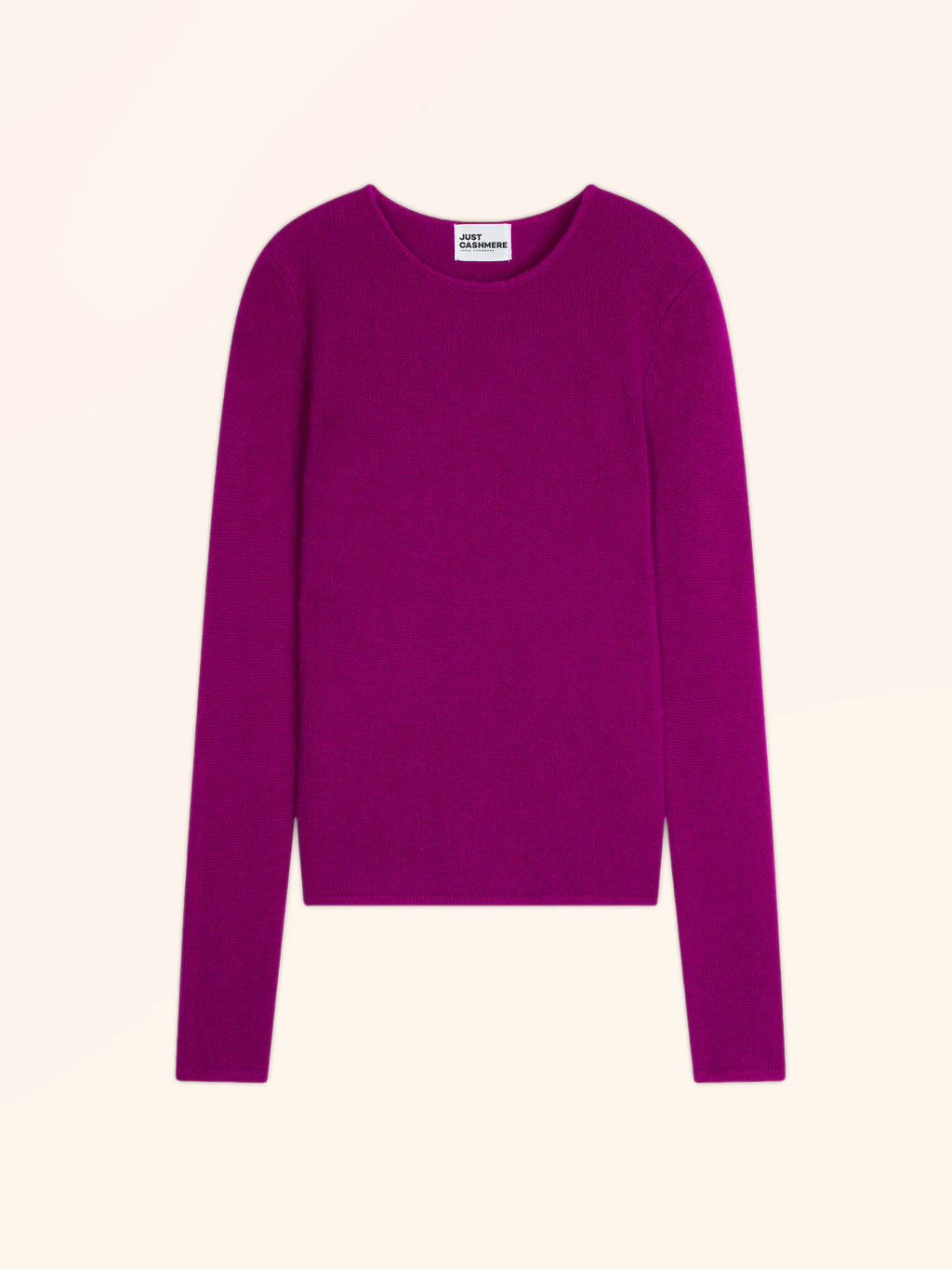 JOYCE pullover rundhalsausschnitt 4-fädig violine