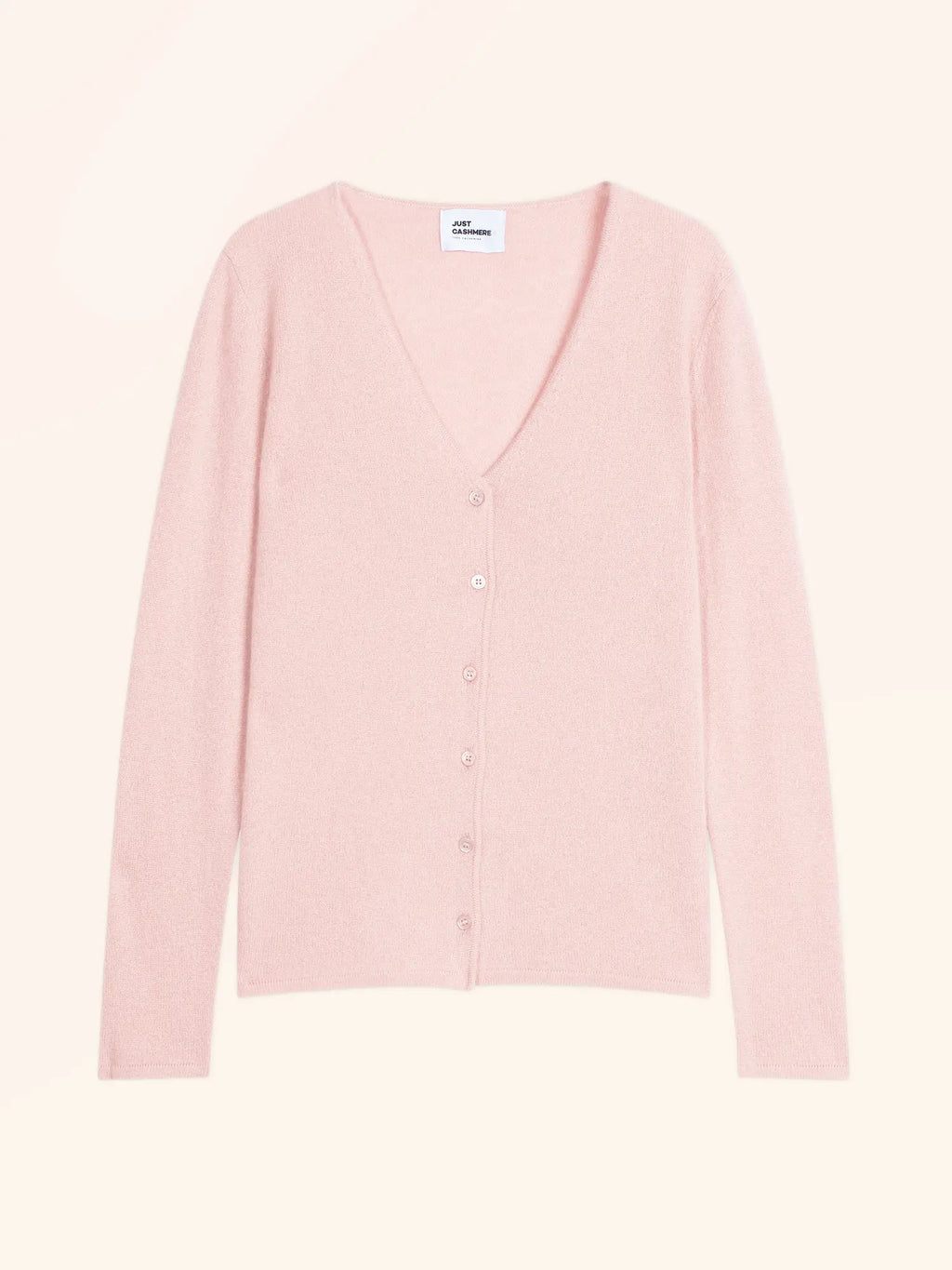NORMA strickjacke v-ausschnitt rosa bébé