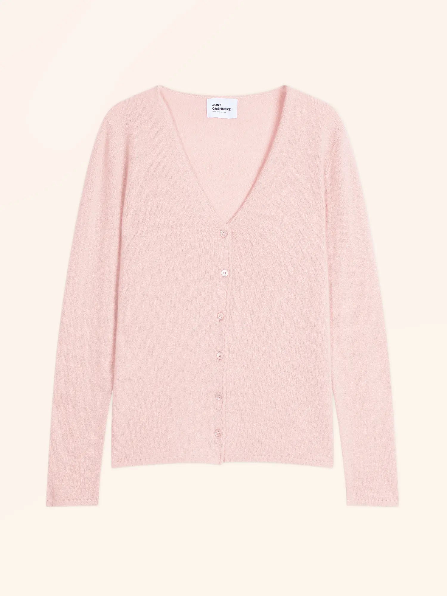 NORMA strickjacke v-ausschnitt rosa bébé