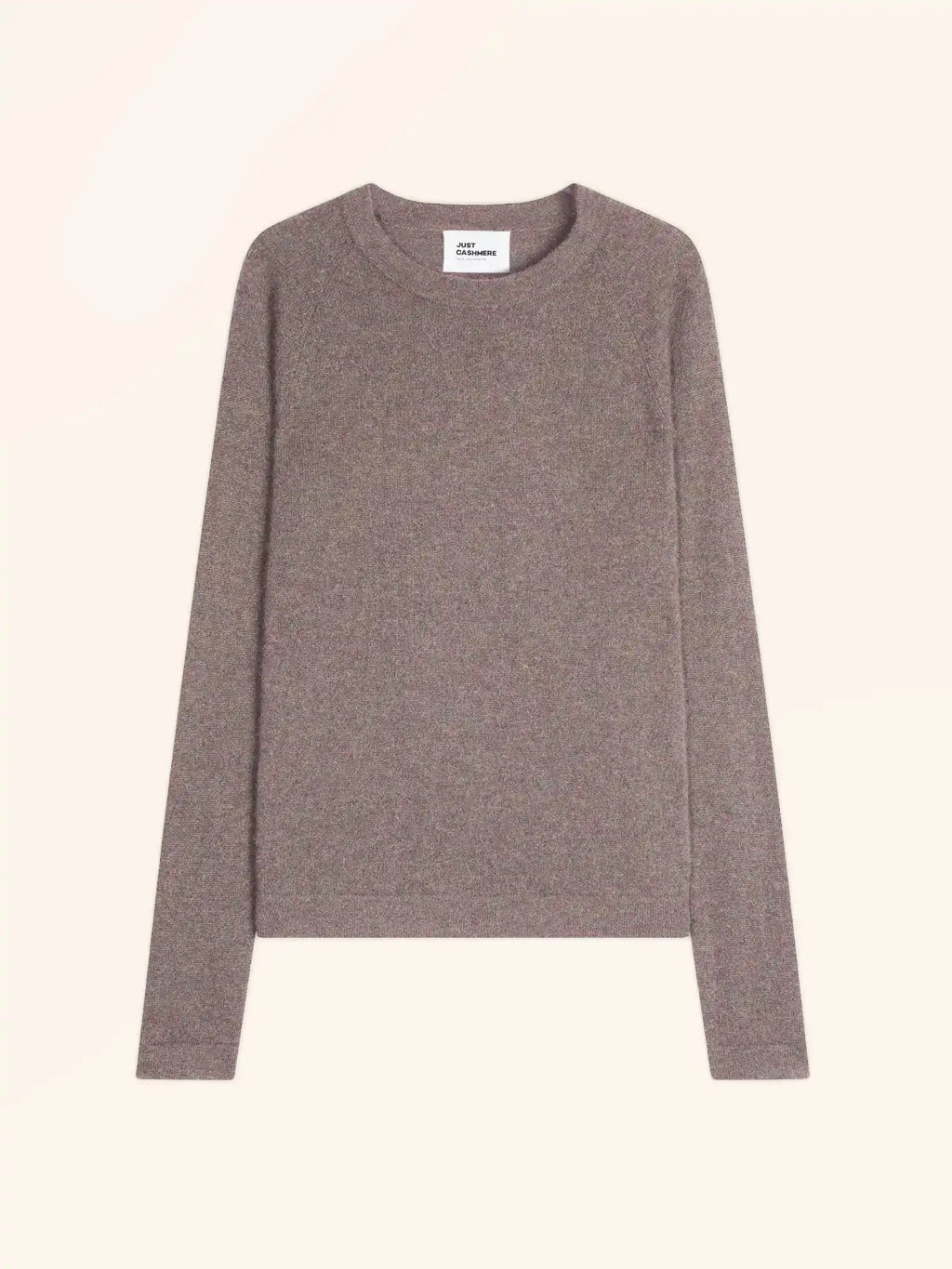 JANE pullover rundhalsausschnitt caribou meliert