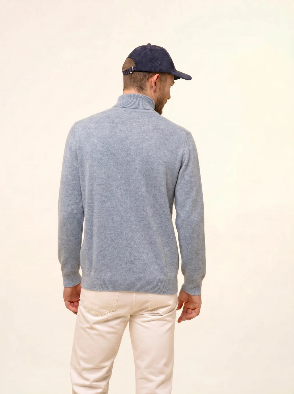 CONNOR Pullover Rollkragen Elfenbeinblau