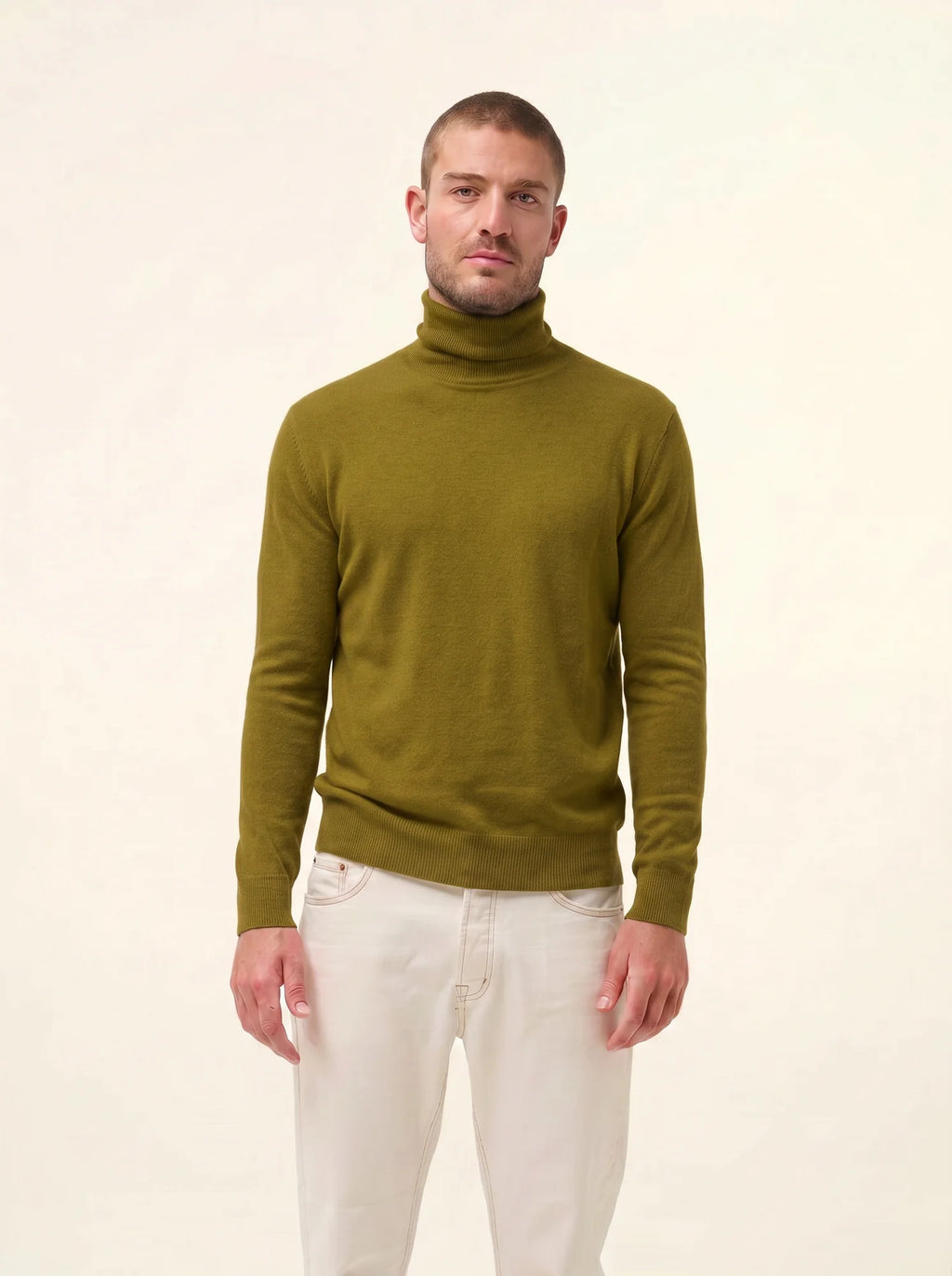 CONNOR pullover rollkragen bronze