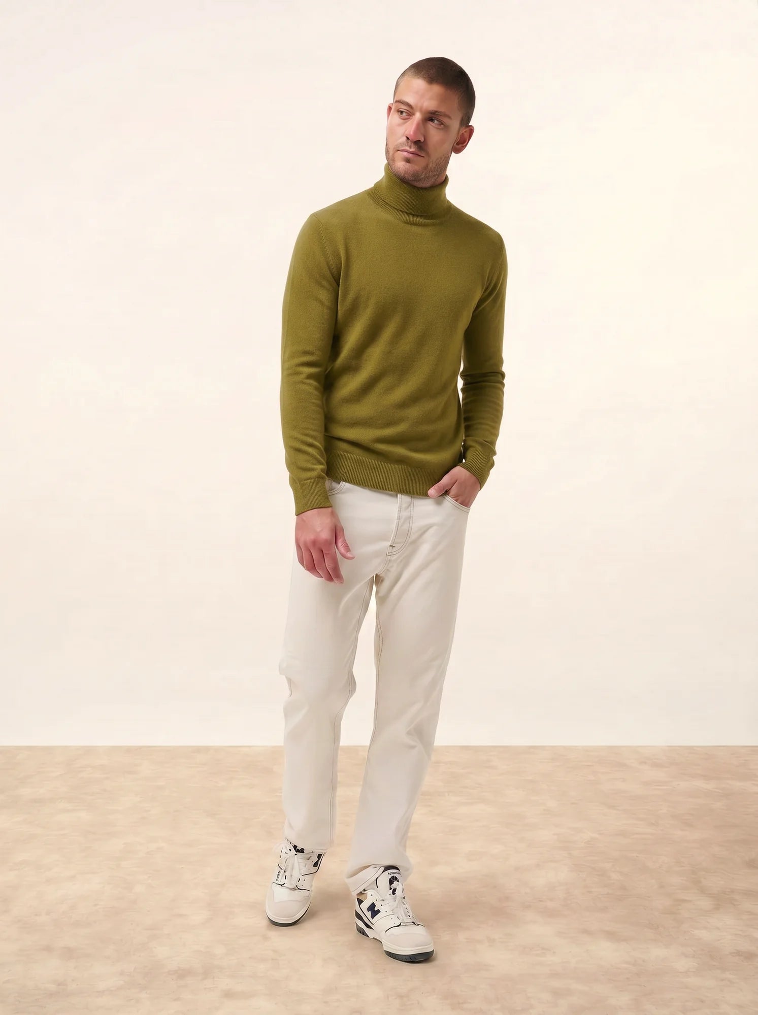 CONNOR pullover rollkragen bronze