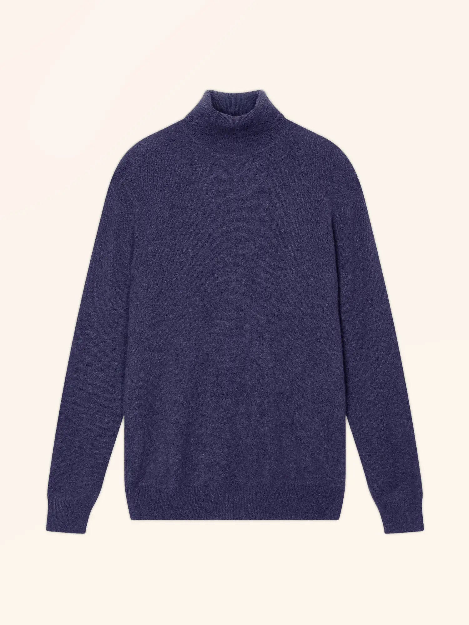 CONNOR pullover rollkragen violett grau meliert