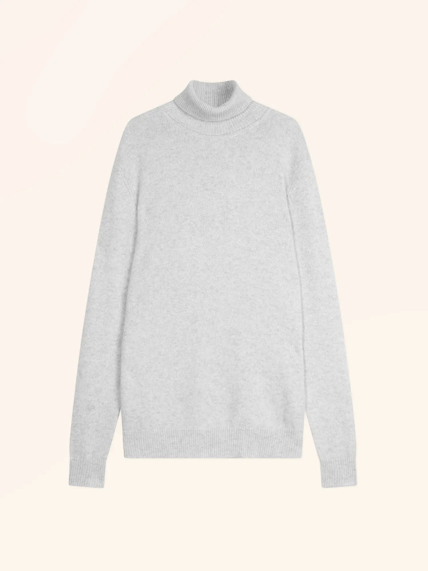 SACHA pullover rollkragen 4-fädig perlgrau meliert