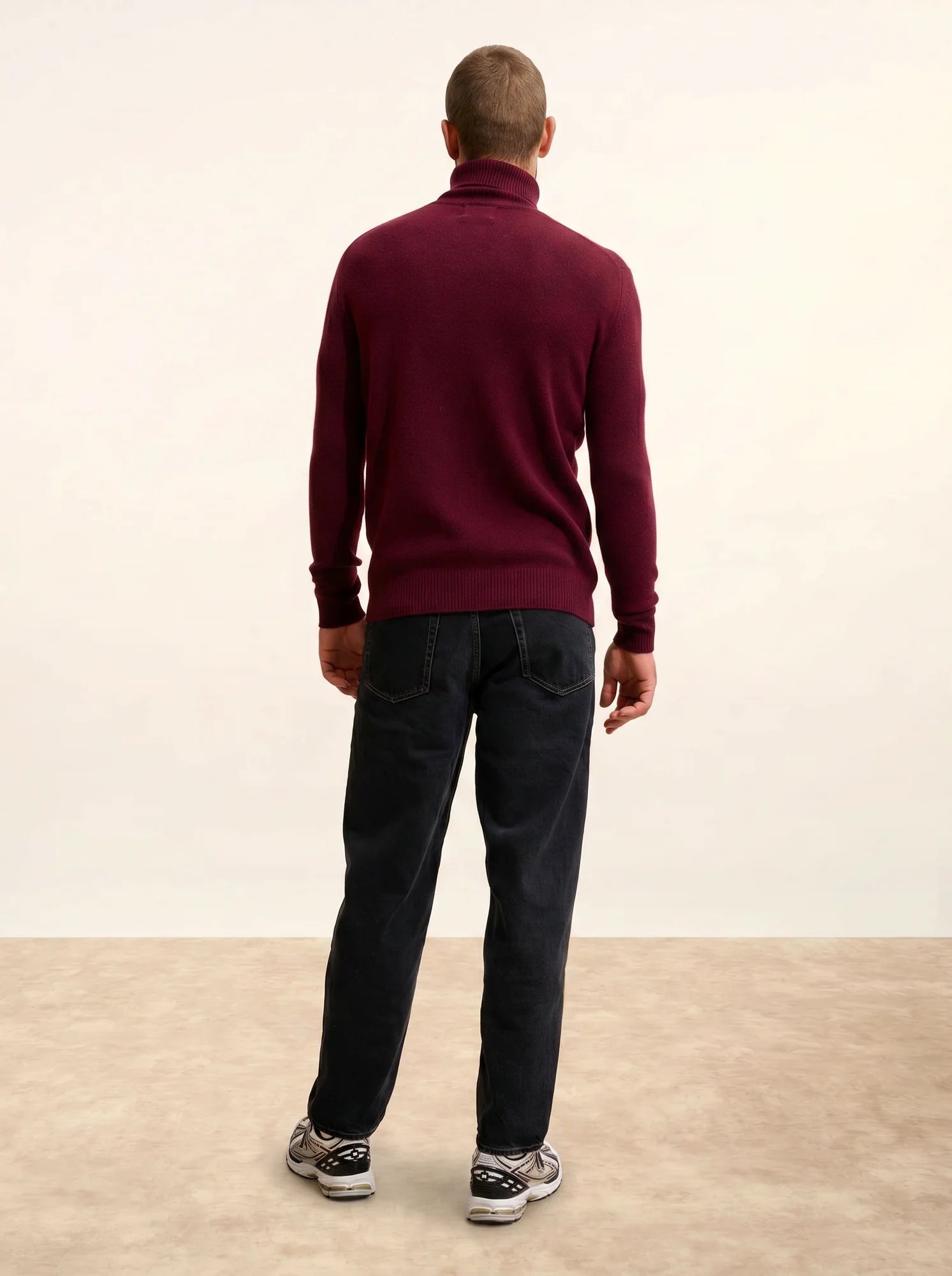 SACHA pullover rollkragen 4-fädig mûre