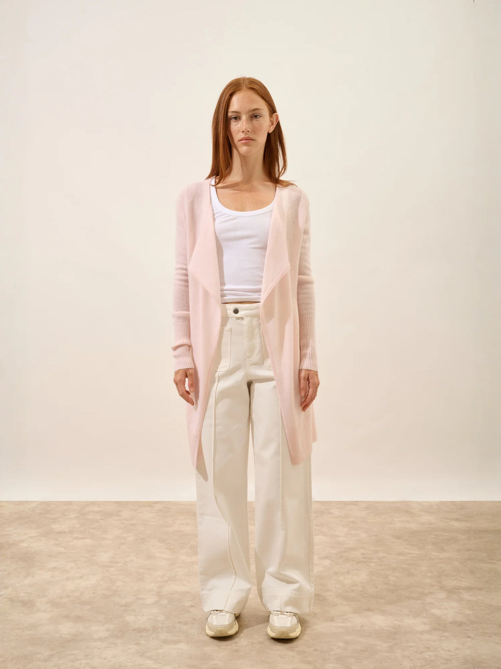 BROOKE jacke lang rosa bébé