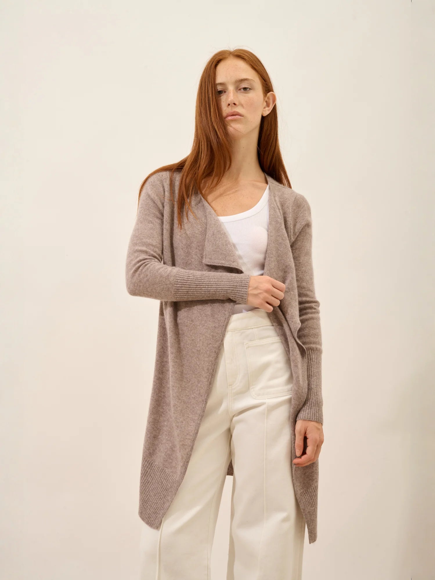 BROOKE jacke lang caribou meliert