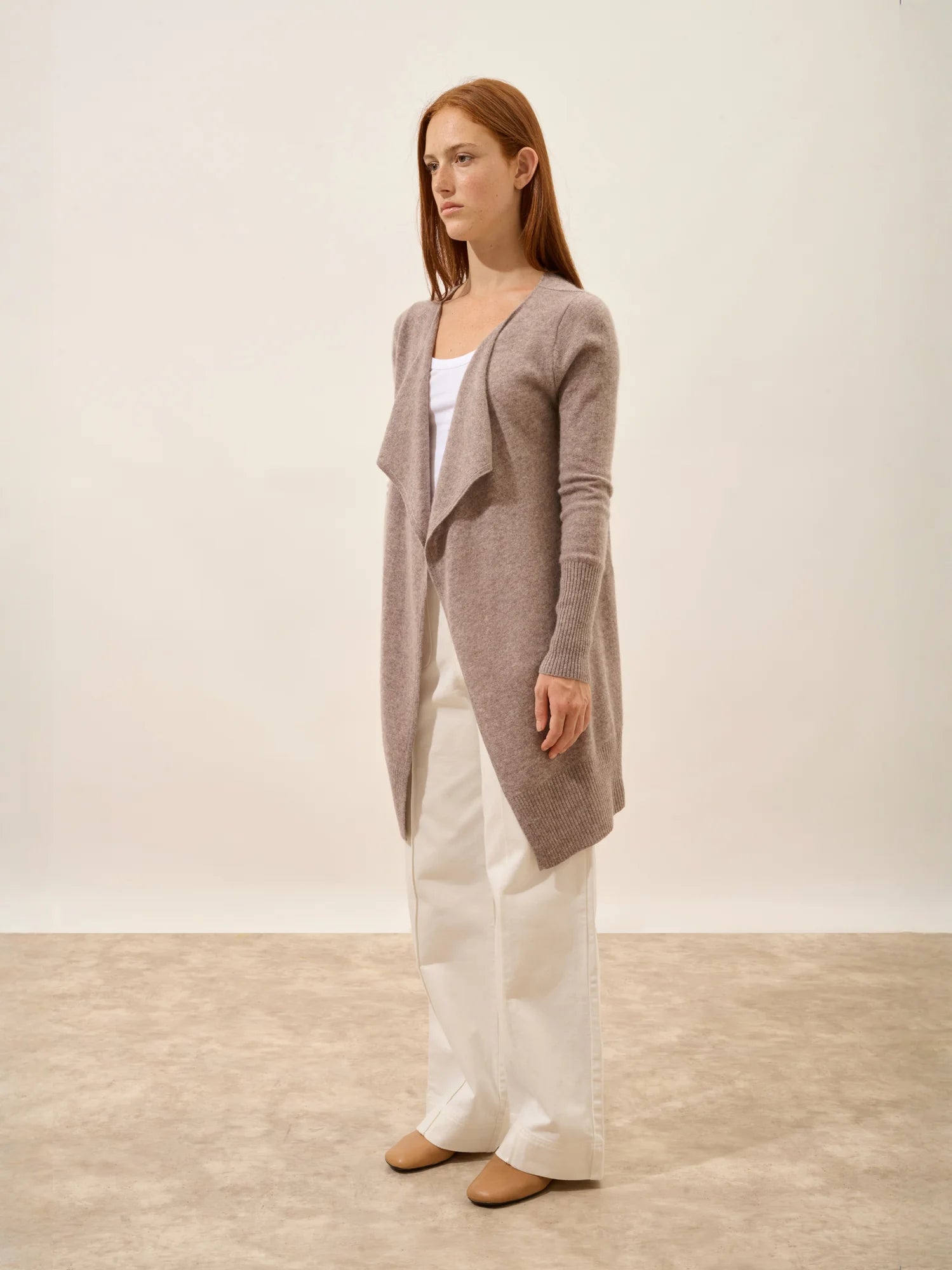 BROOKE jacke lang caribou meliert