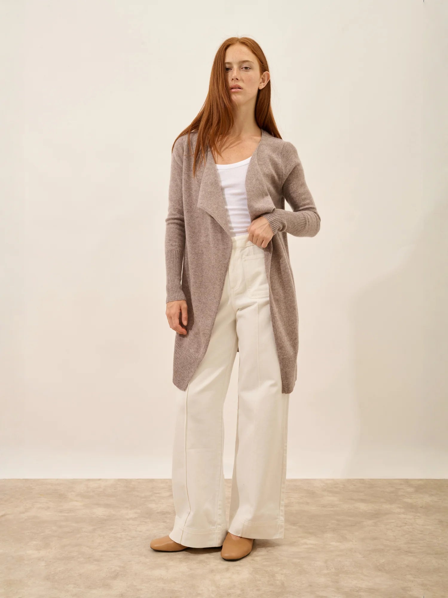 BROOKE jacke lang caribou meliert