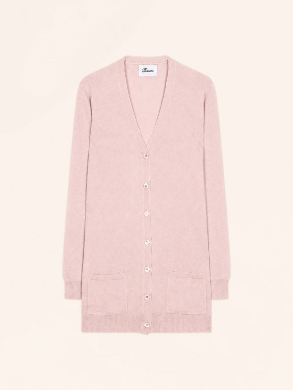 TOMMIE strickjacke v-ausschnitt rosa bébé