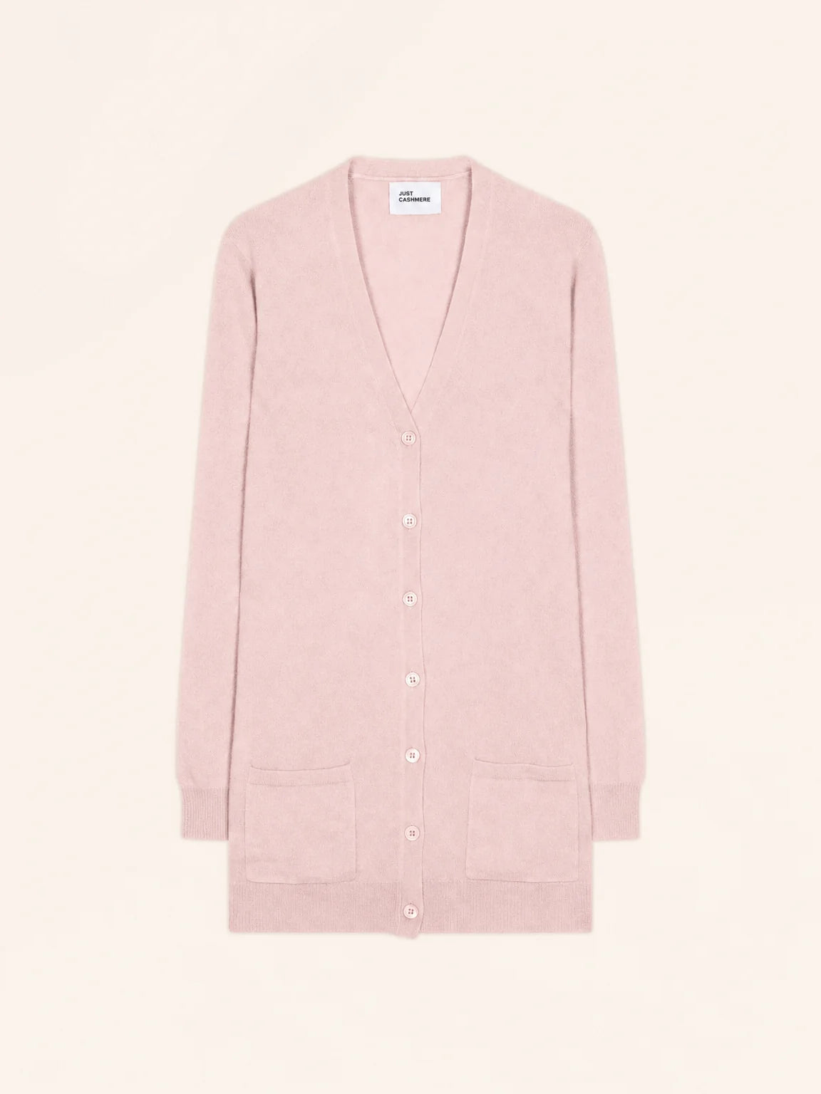 TOMMIE strickjacke v-ausschnitt rosa bébé