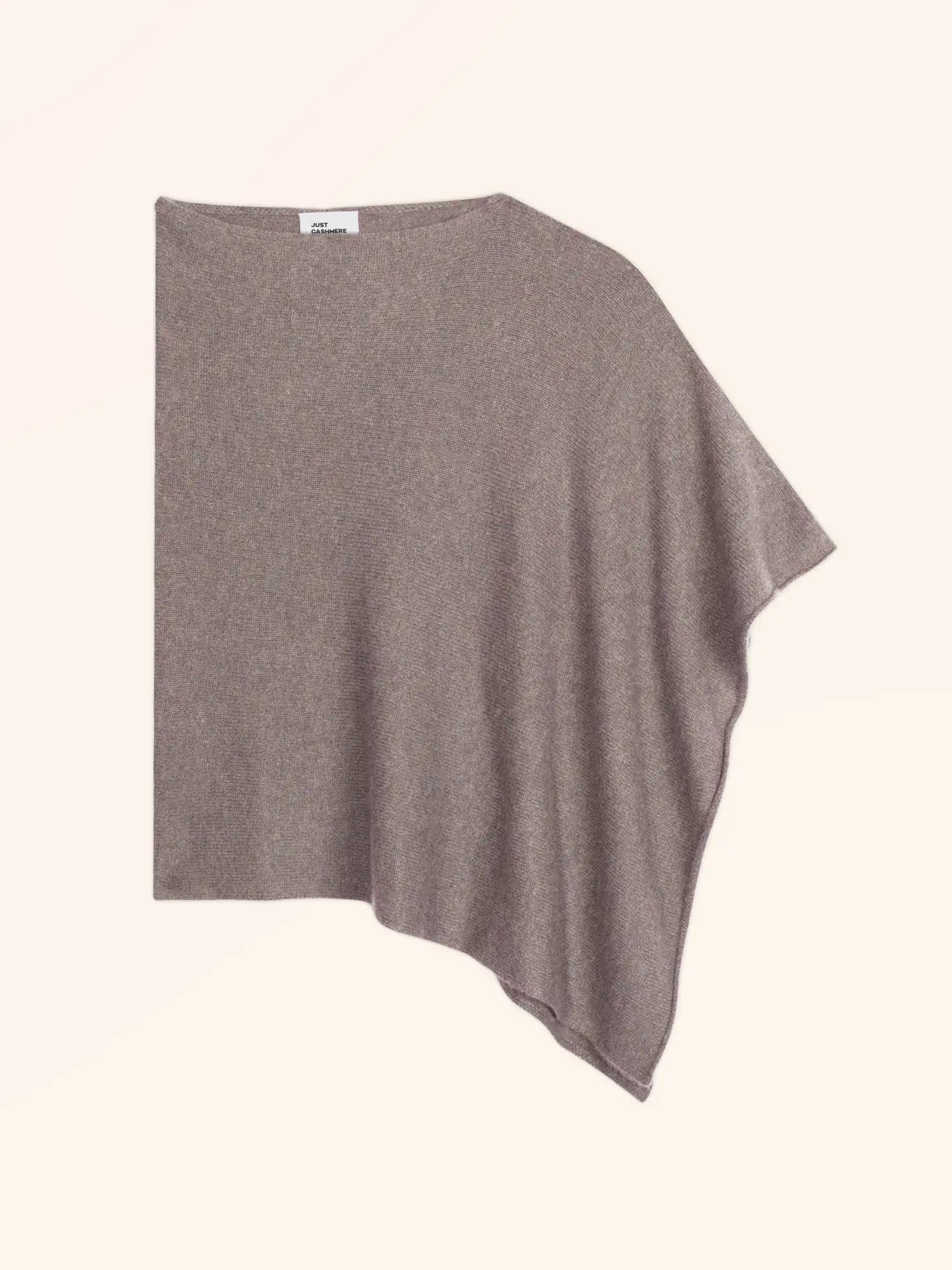 SALLY poncho 4-fädig caribou meliert