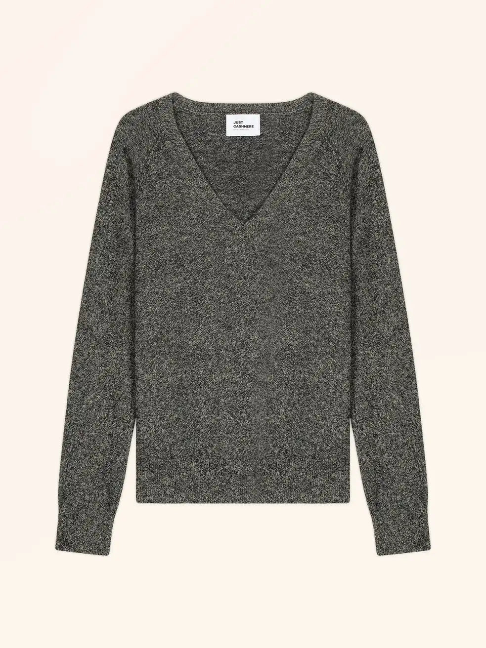 PHOEBE pullover v-ausschnitt schwarz und weiß