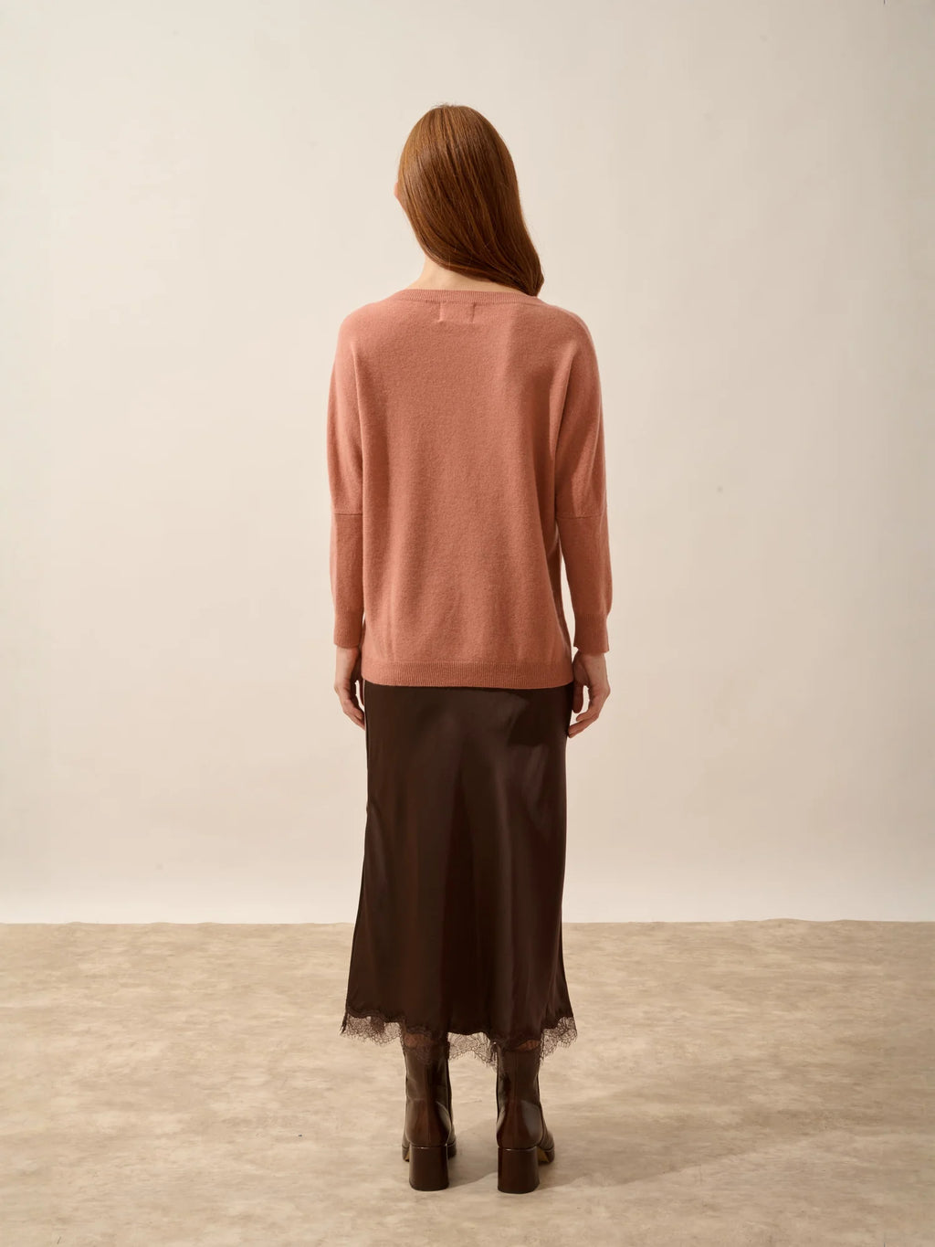 REBECCA pullover chauve souris dahlia
