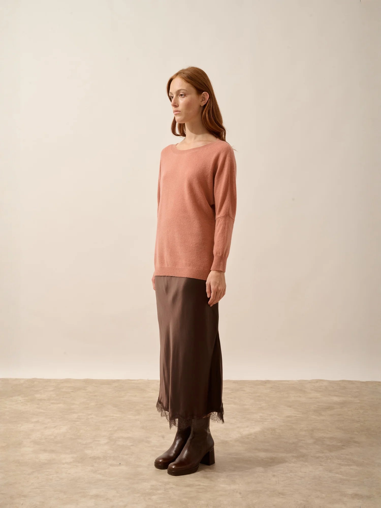REBECCA pullover chauve souris dahlia