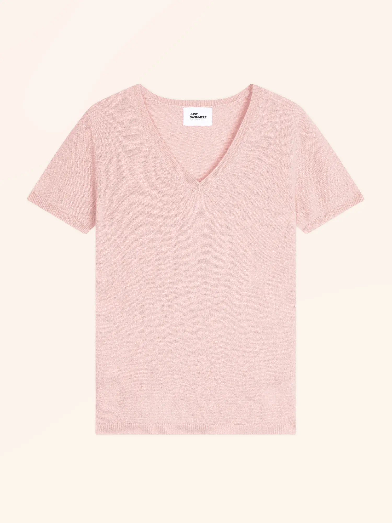 GLAMIS t-shirt v-ausschnitt rosa bébé