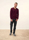 TOM pullover v-ausschnitt mûre