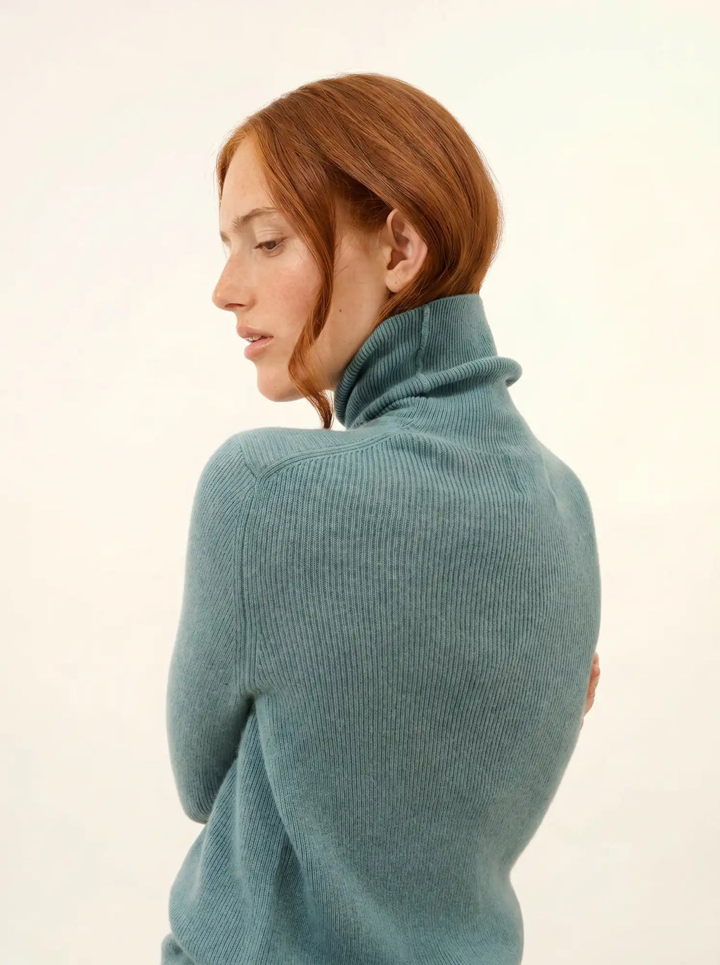 LANAIS pullover rollkragen eucalyptus