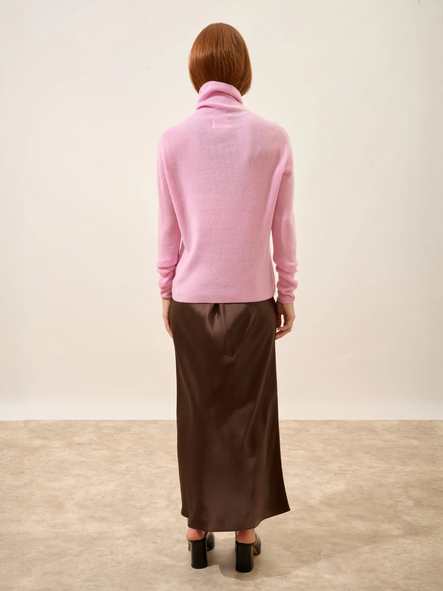 LANAIS pullover rollkragen quartz rosa