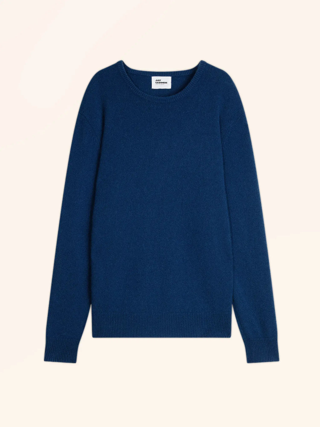 GABIN pullover rundhalsausschnitt 4-fädig blau perse