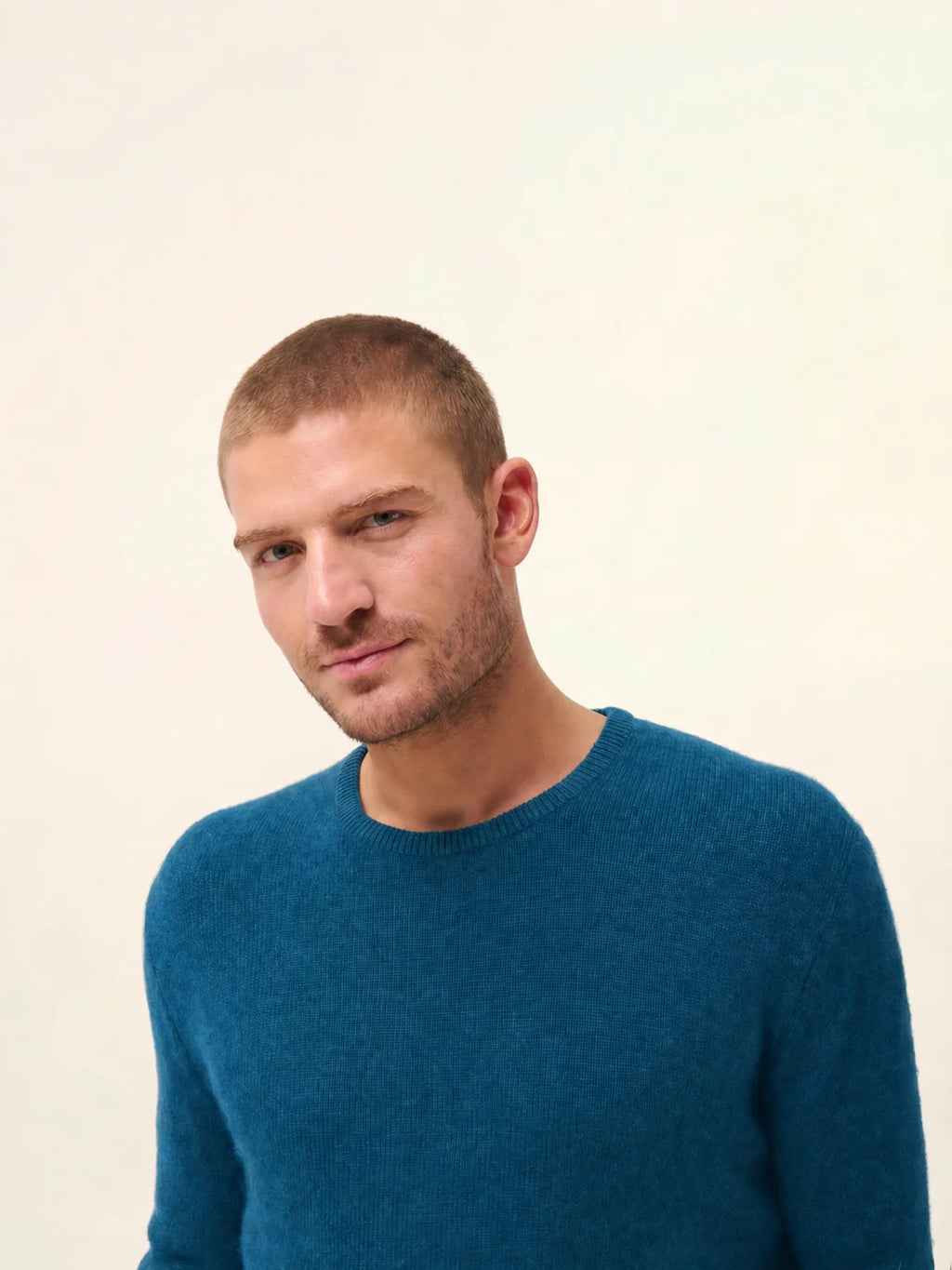 GABIN Sweater Crew Neck 4 Ply Calanque