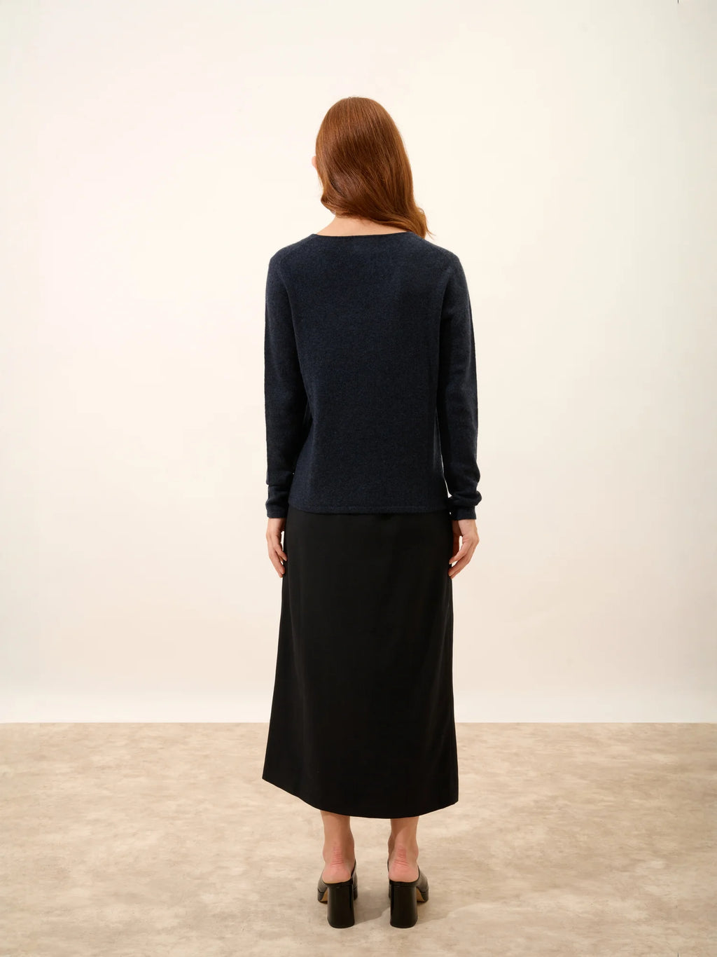 JOAN pullover v-ausschnitt caviar
