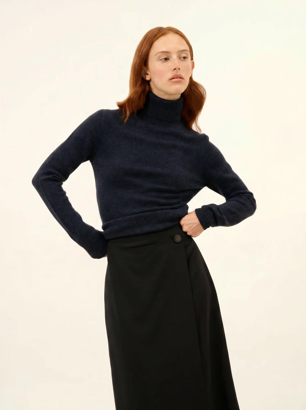 AVA pullover rollkragen caviar