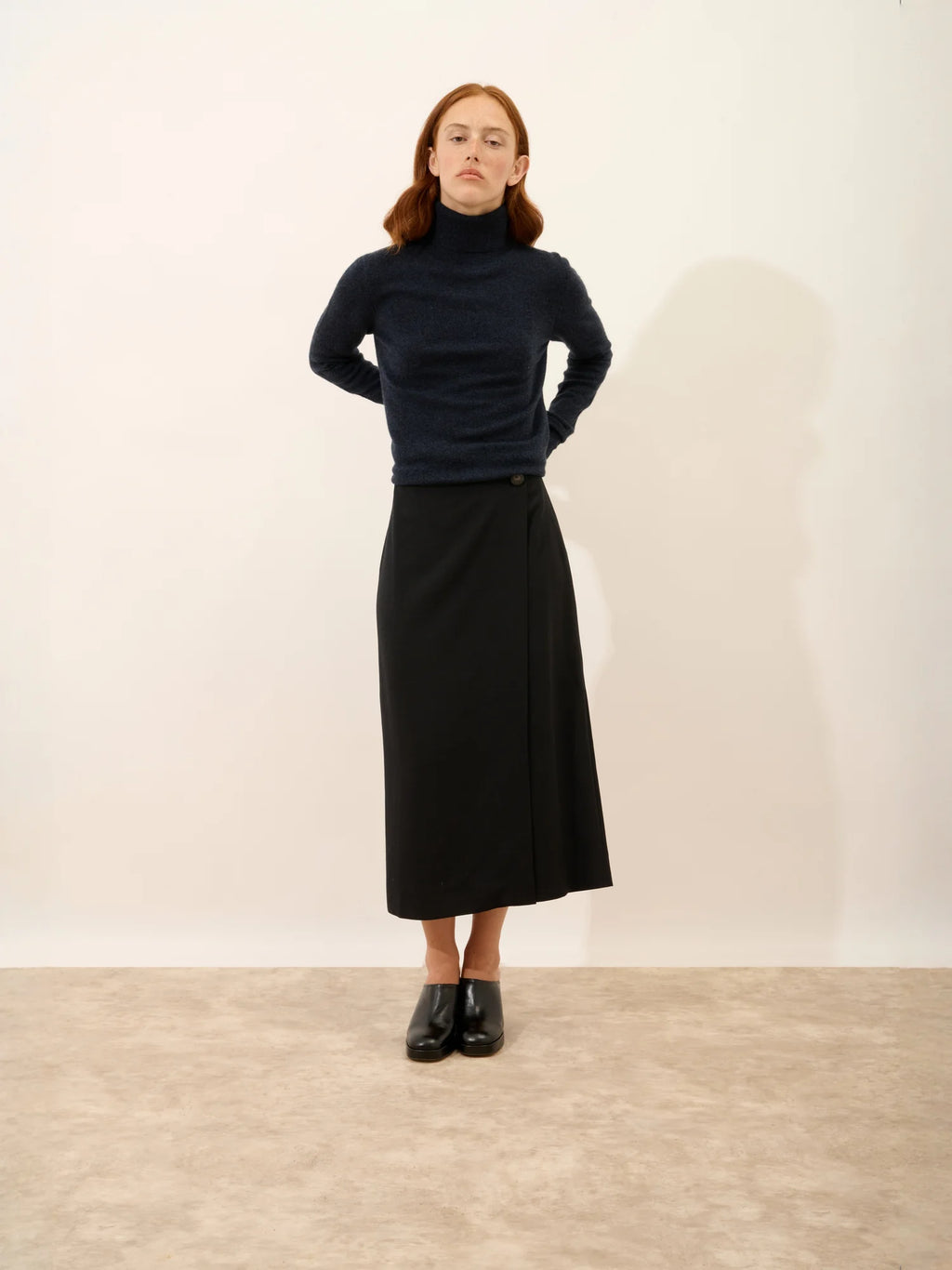 AVA pullover rollkragen caviar