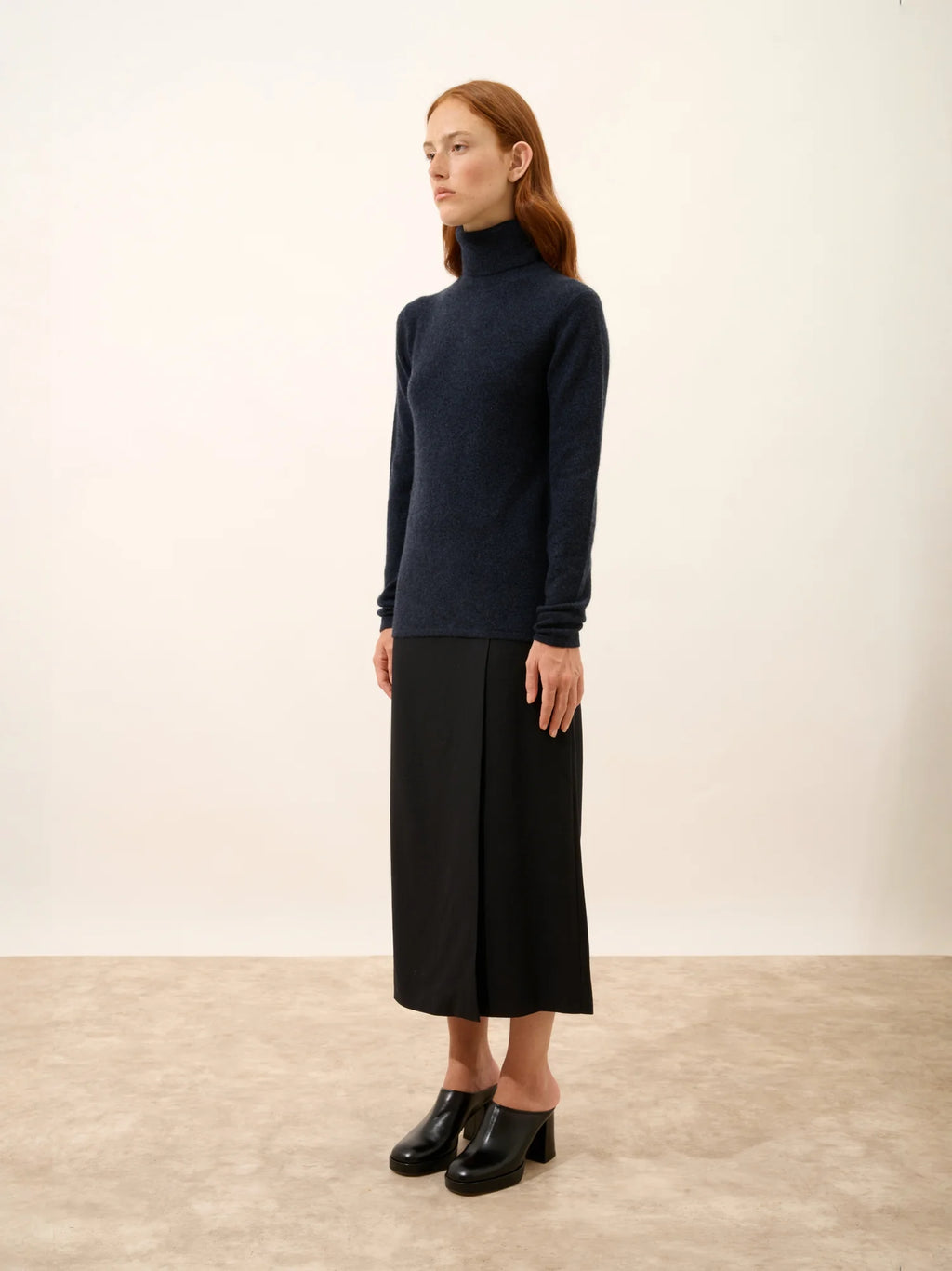 AVA pullover rollkragen caviar