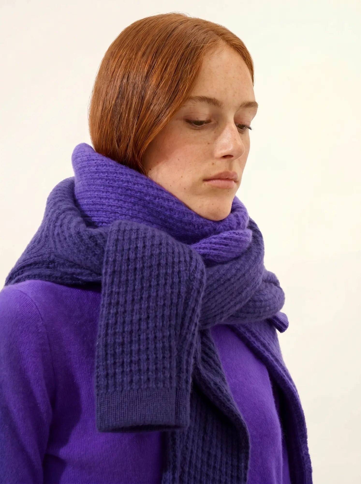 AVA pullover rollkragen gentiane