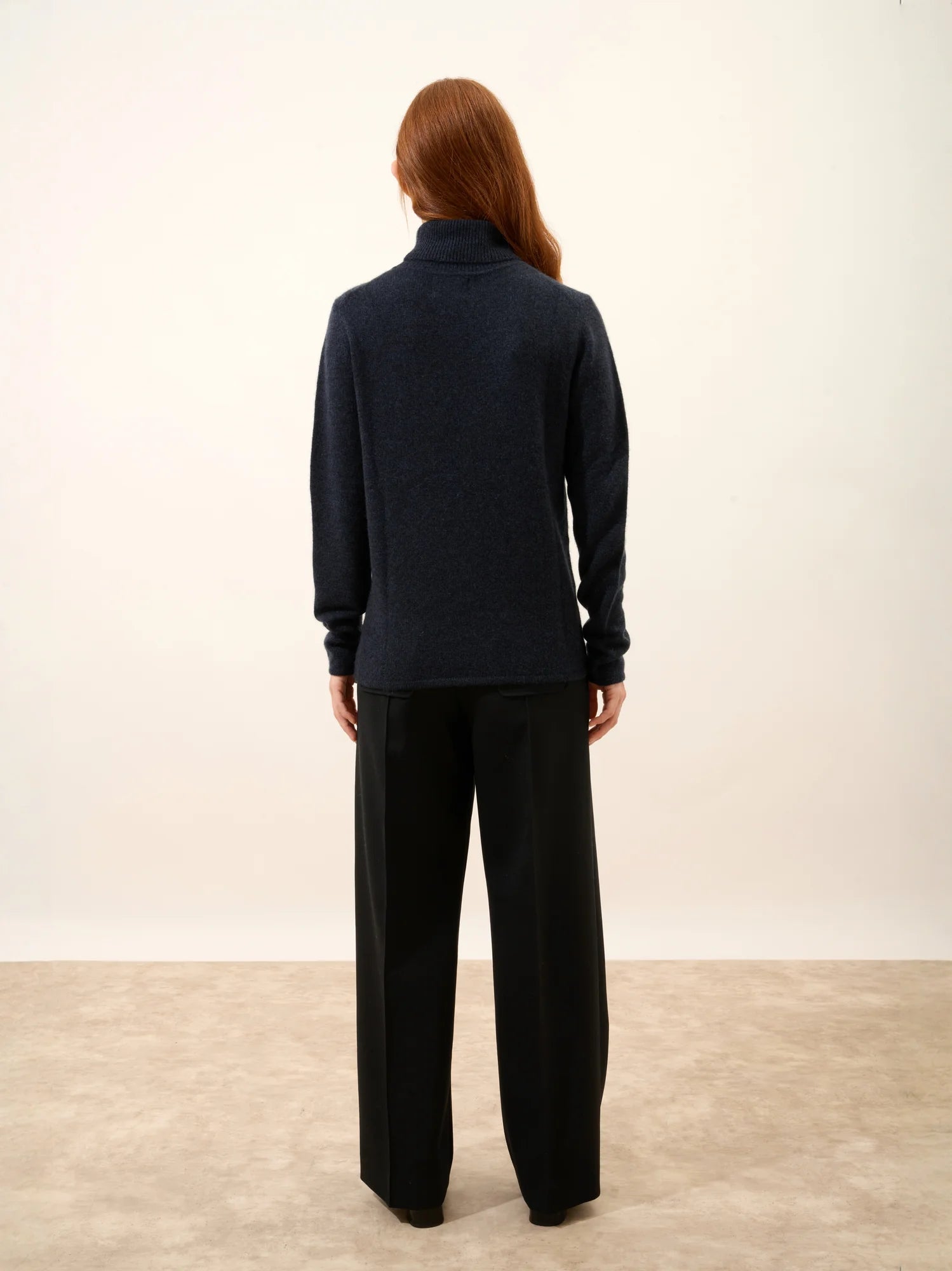 MATT pullover rollkragen 4-fädig caviar