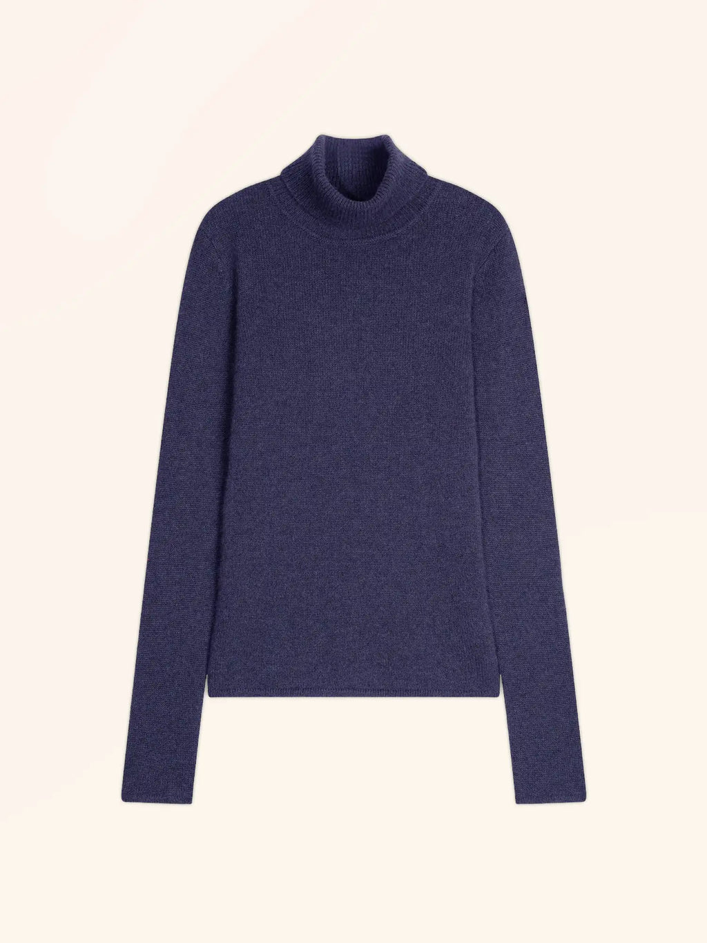 MATT pullover rollkragen 4-fädig violett grau meliert