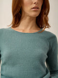 VIVIAN pullover rundhalsausschnitt eucalyptus