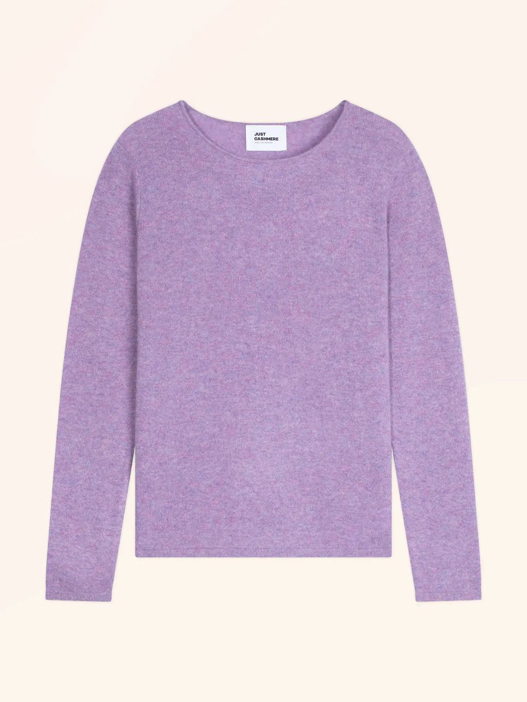 VIVIAN pullover rundhalsausschnitt flieder meliert