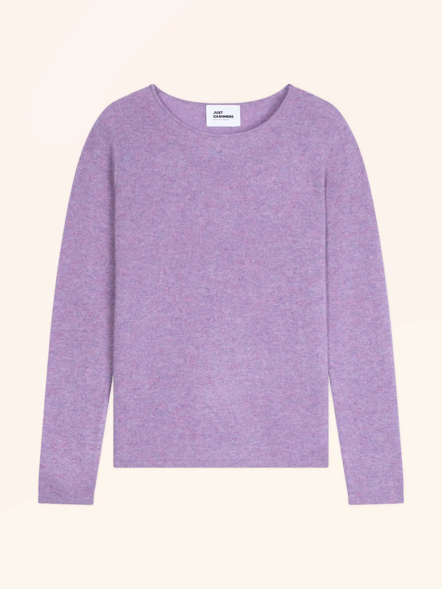 VIVIAN pullover rundhalsausschnitt flieder meliert