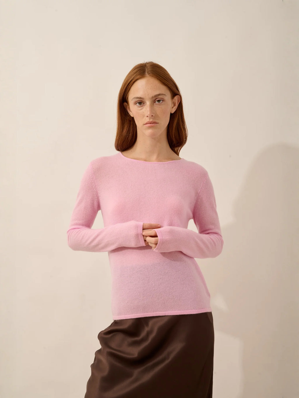 VIVIAN pullover rundhalsausschnitt quartz rosa
