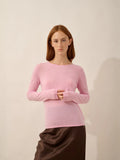 VIVIAN pullover rundhalsausschnitt quartz rosa