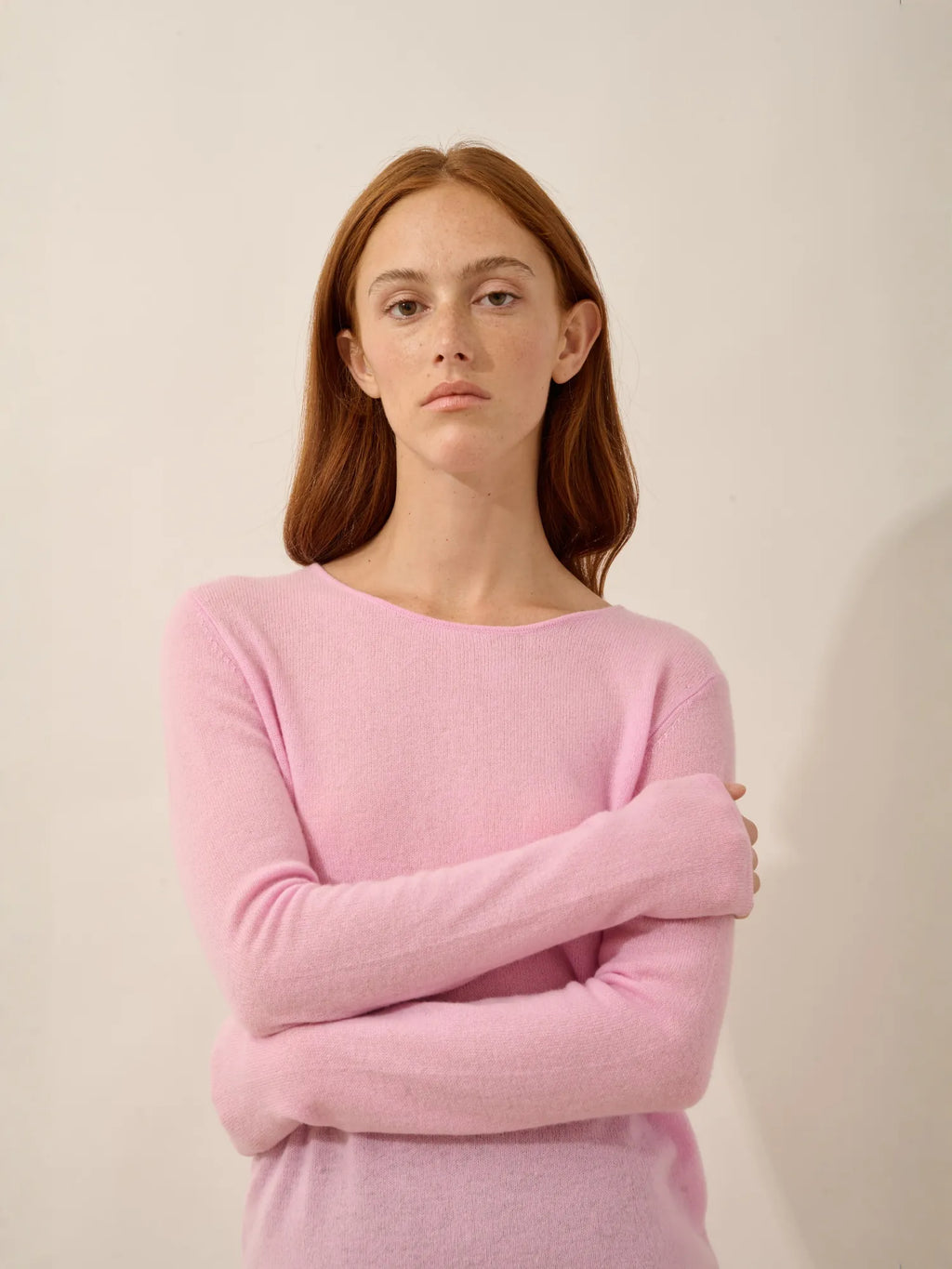 VIVIAN pullover rundhalsausschnitt quartz rosa