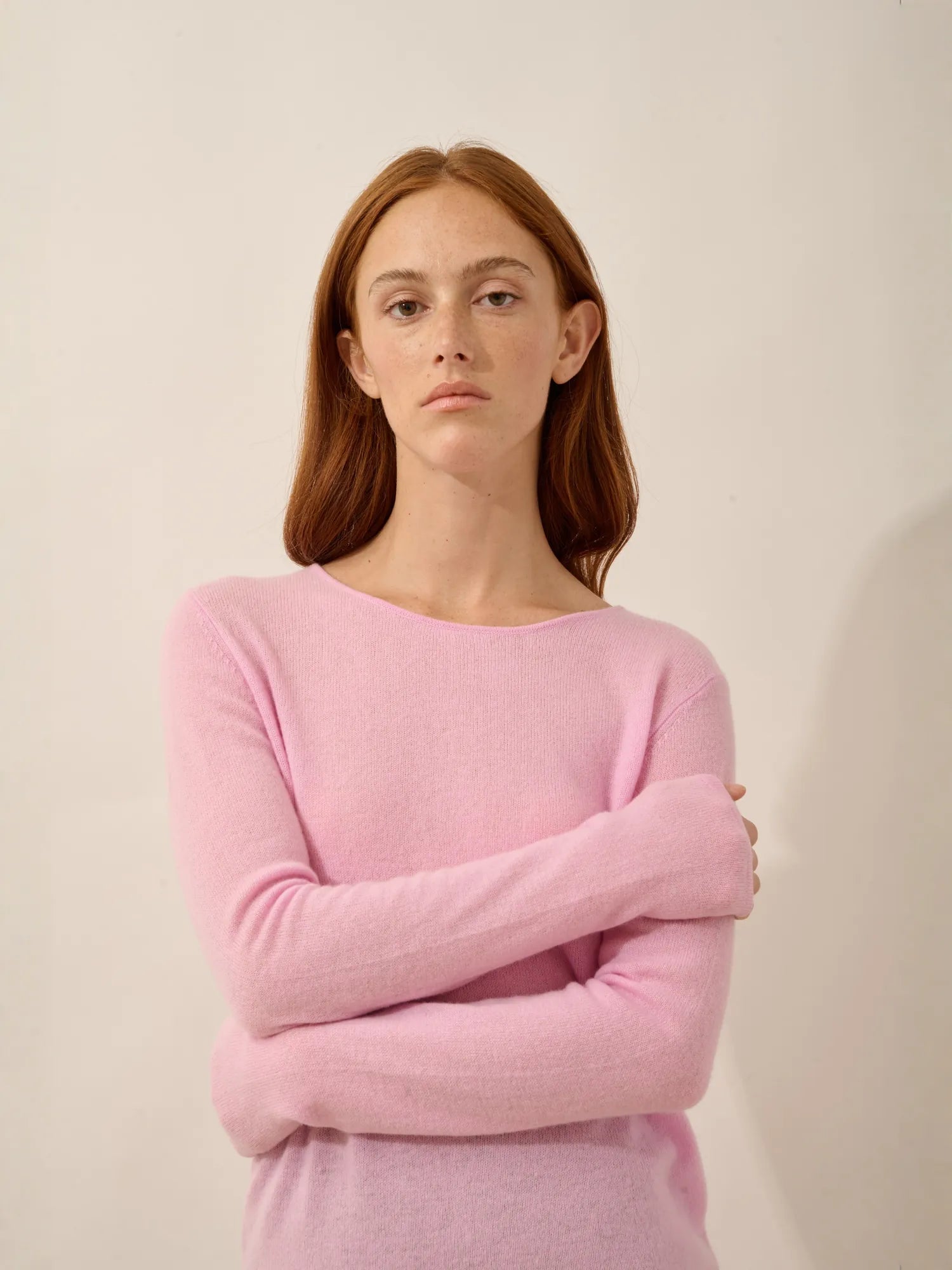 VIVIAN pullover rundhalsausschnitt quartz rosa
