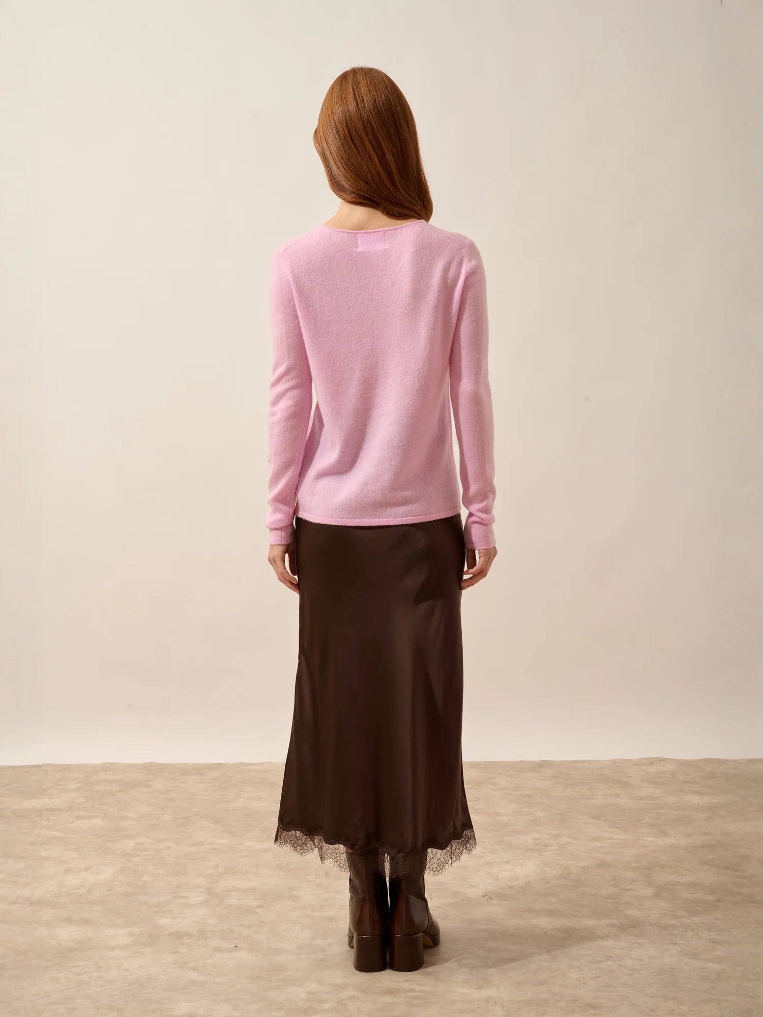 VIVIAN pullover rundhalsausschnitt quartz rosa