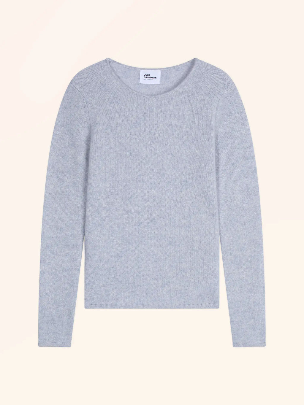 JOYCE pullover rundhalsausschnitt 4-fädig blau dragée meliert