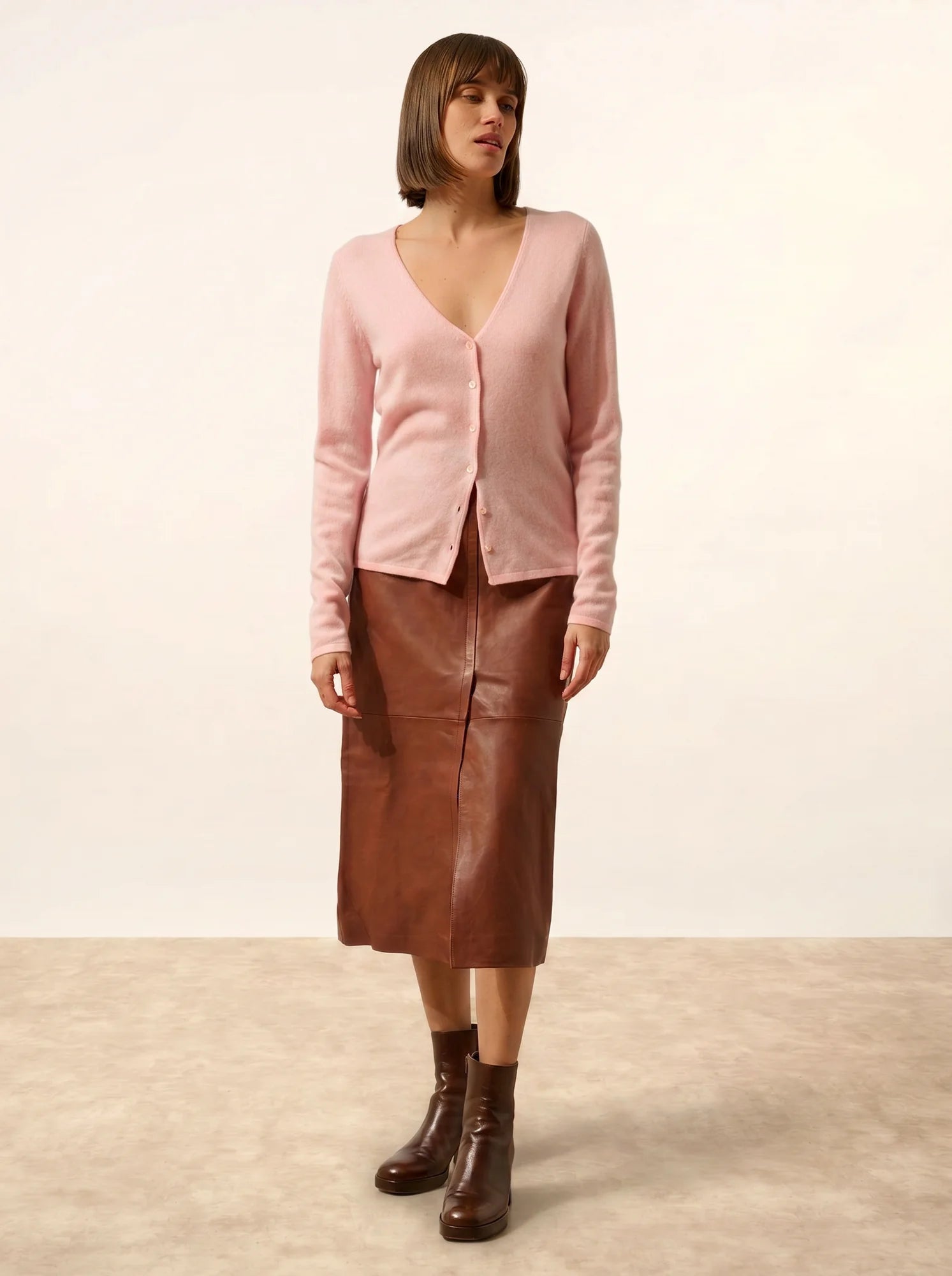 NORMA strickjacke v-ausschnitt ballerine